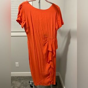 NWT ASOS orange dress size 8